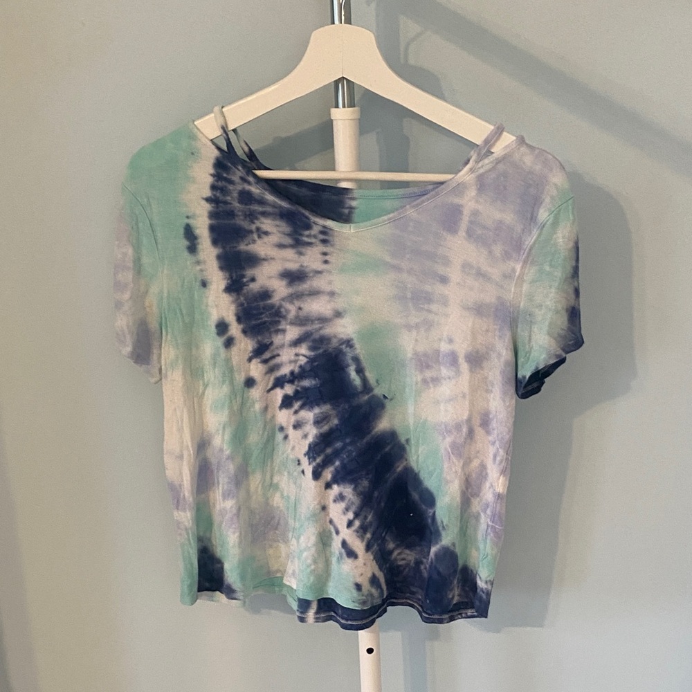 Tie-Dye Short Sleeve Top